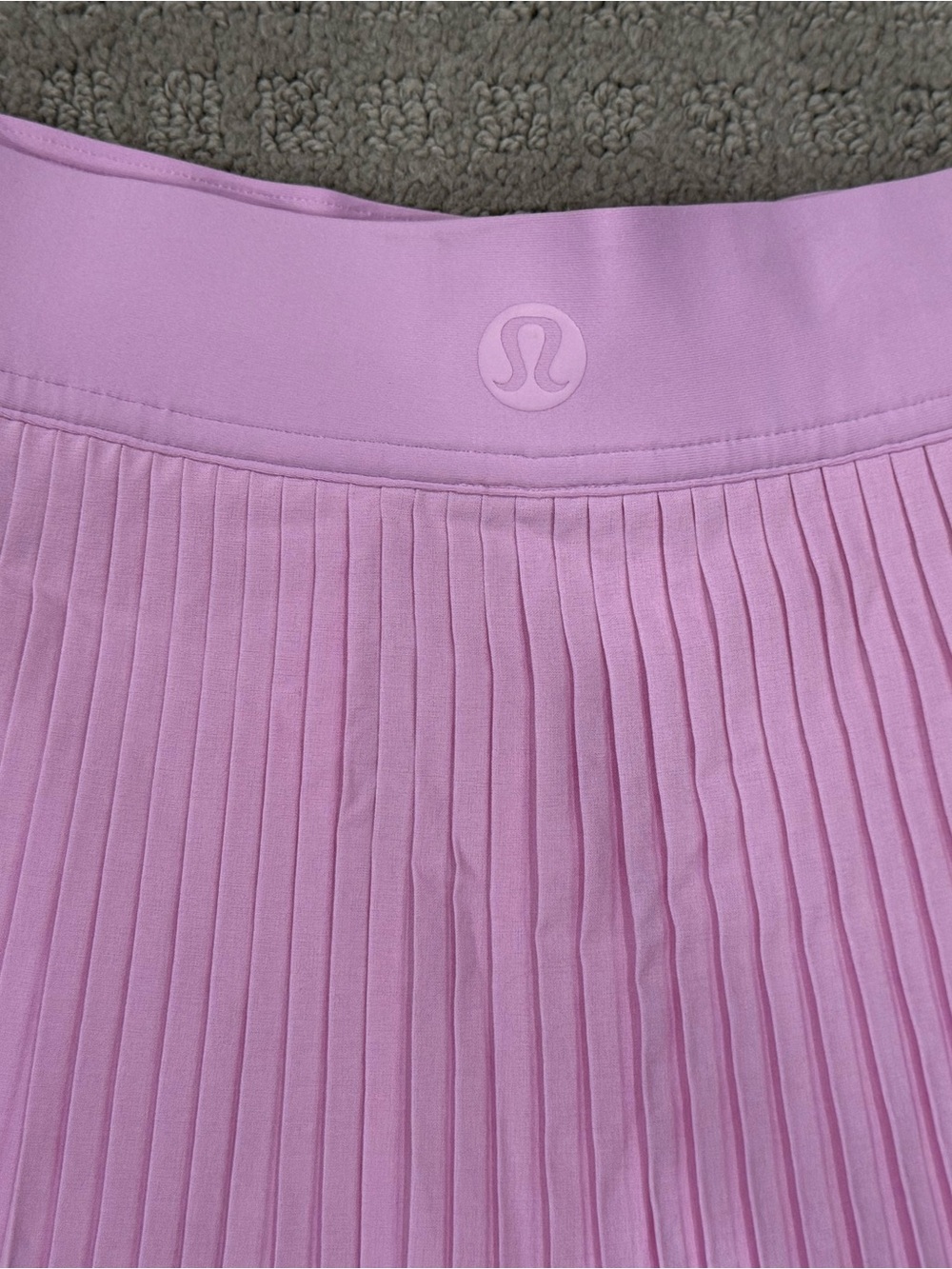 lululemon varsity athletica Pleated Mini Skirt in Light Pink NWT size 14 - Picture 6 of 6
